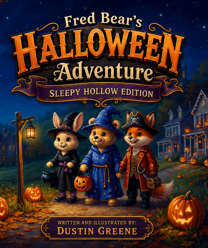 Fred Bear's Halloween Adventure book cover