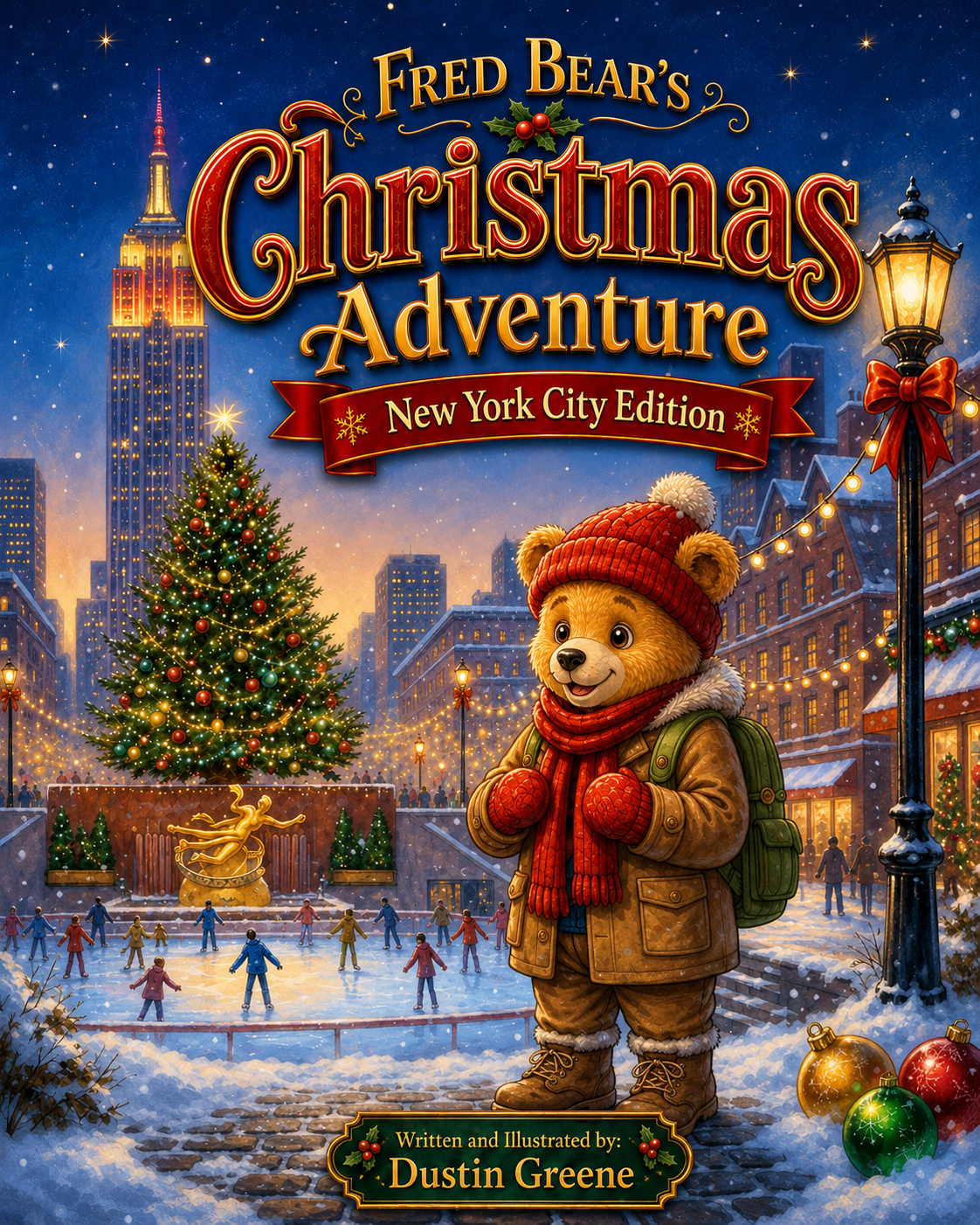 Fred Bear's Christmas in New York City Adventure book cover