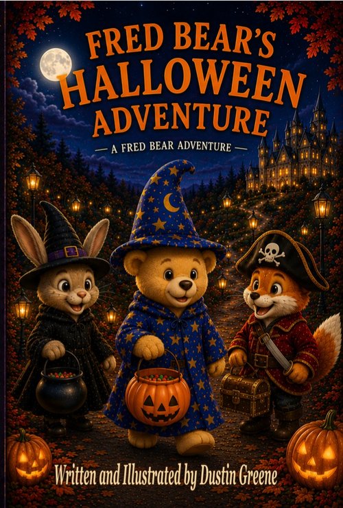 Fred Bear's Halloween Adventure book cover