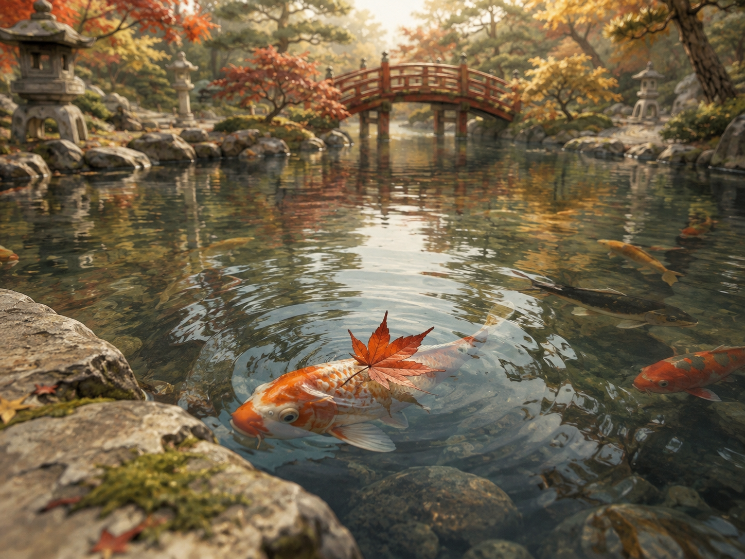 Japanese Tea Garden Koi