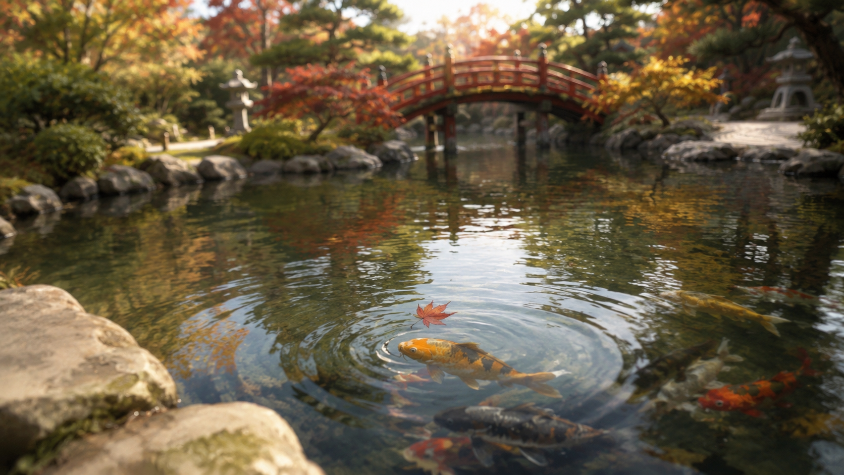 Japanese Tea Garden Koi