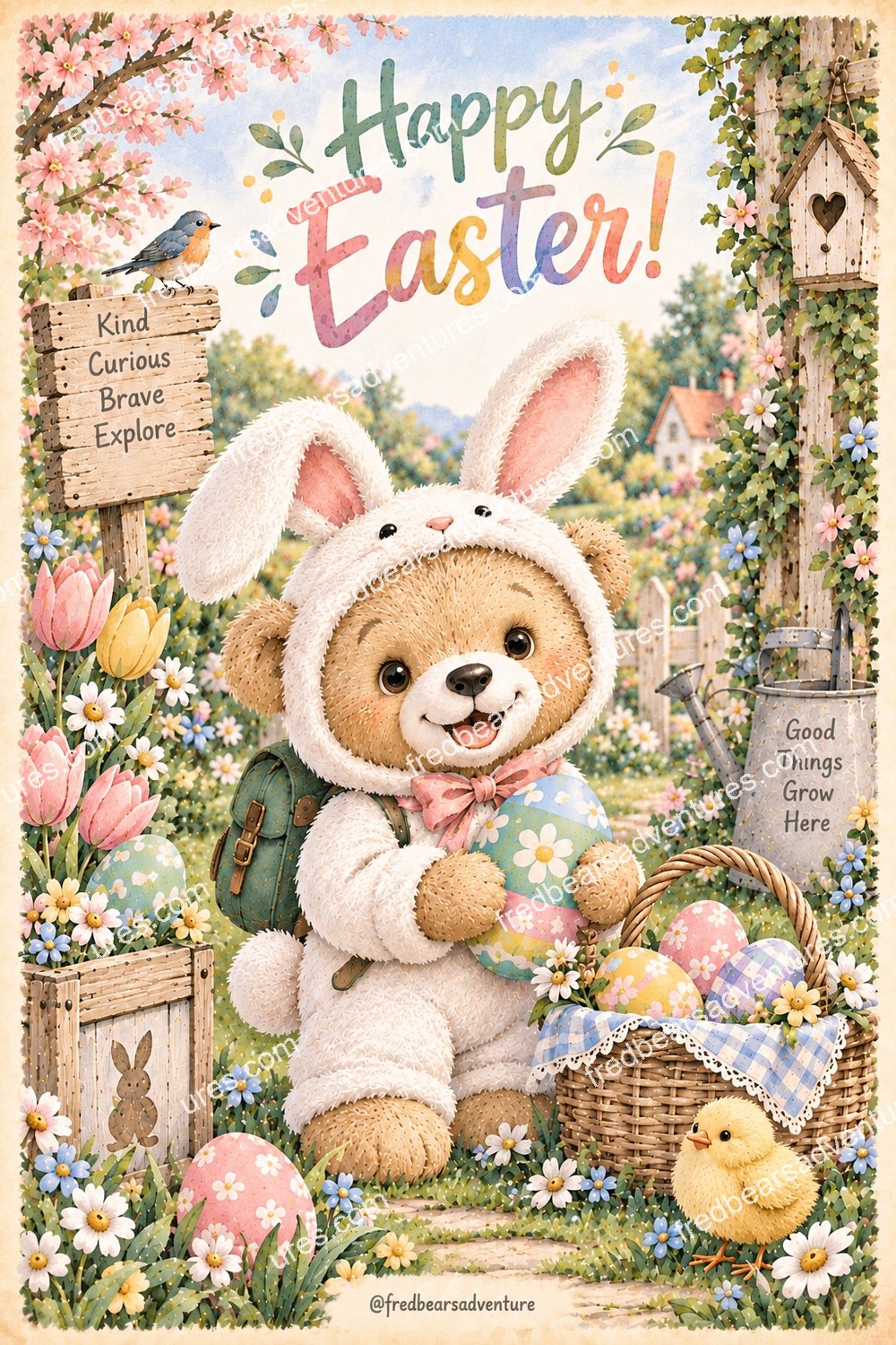 Easter Postcard — front